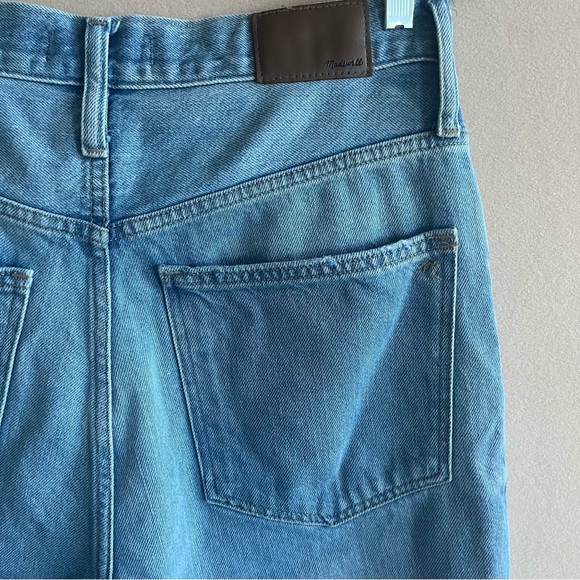 Madewell Women’s The Momjean in Gilford Wash Ripped‎ Edition size 30 High Waist - Picture 10 of 15